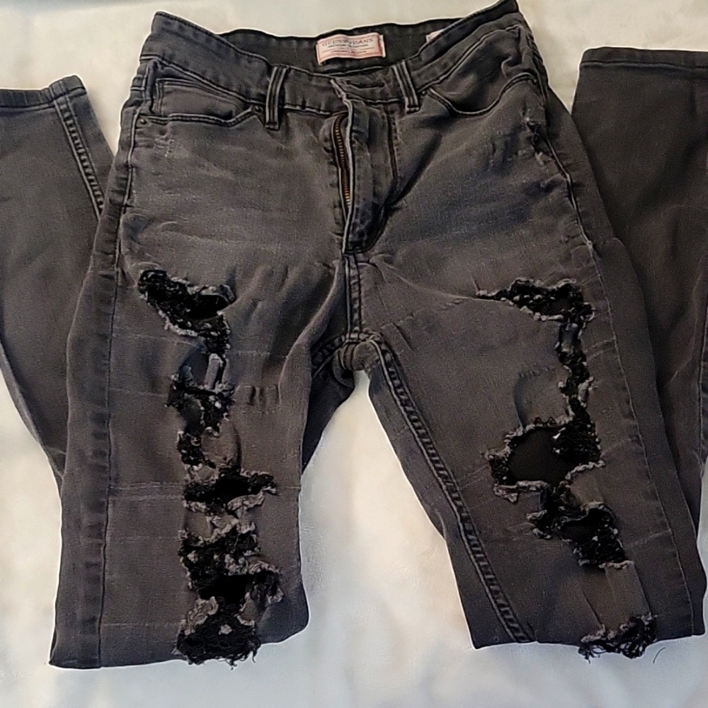 GUESS Distressed Black Women's Jeans size 26